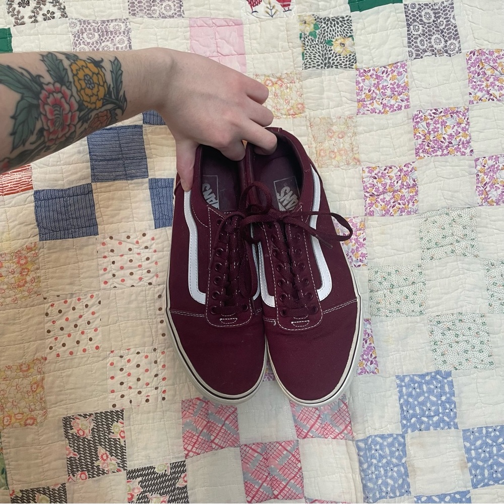 Old Skool Vans - Maroon - Men’s 9.5